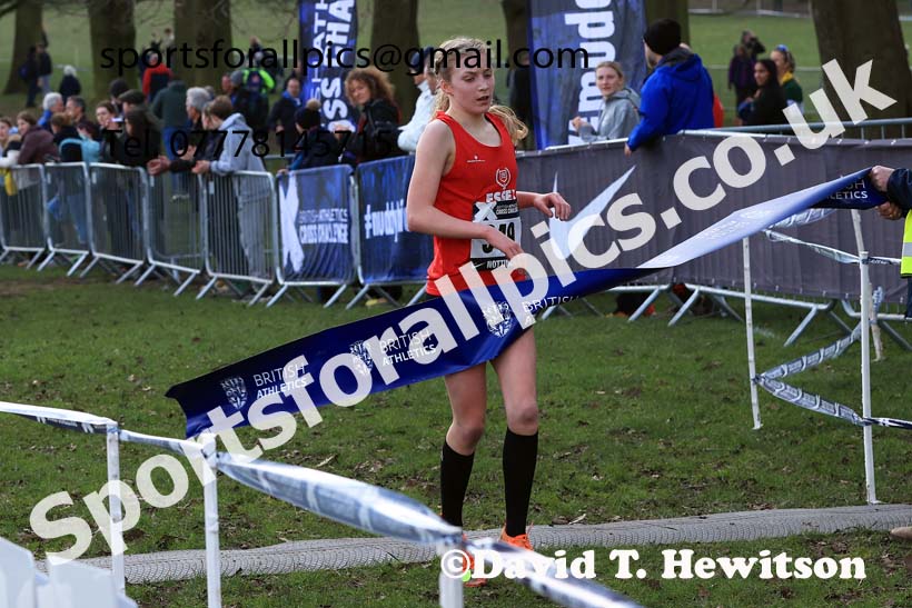 Girls Under-13s, 2024 CAU Inter Counties Cross Country Champs., Wollaton Park, Nottingham. Photo: David T. Hewitson/Sports for All Pics